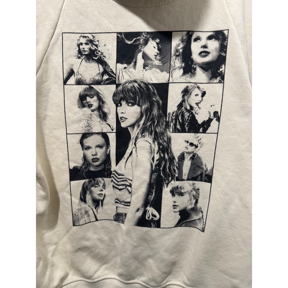 Taylor Swift The Eras Tour Beige Hoodie Sz Small S